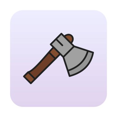 Balta. Web simgesi basit illüstrasyon