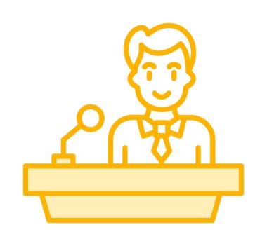 Ders vektör illüstrasyonu. düz biçim. 