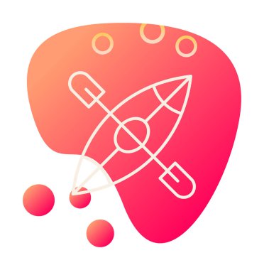 Basit Kano Teknesi simgesi, vektör illüstrasyonu