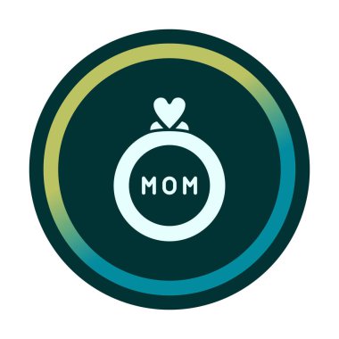 halka simgesi, vektör illüstrasyonu basit tasarım