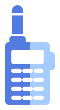 walkie talkie modern ikon vektör çizimi                                