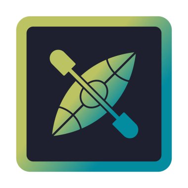 Basit Kano Teknesi simgesi, vektör illüstrasyonu