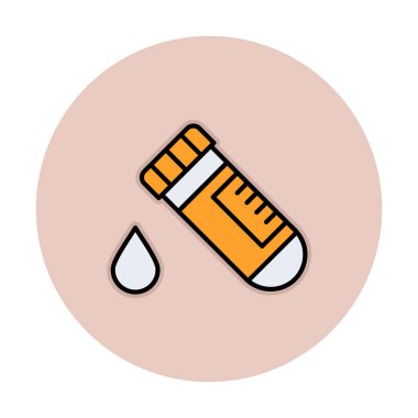 Kan Test Ağı simgesi, vektör illüstrasyonu