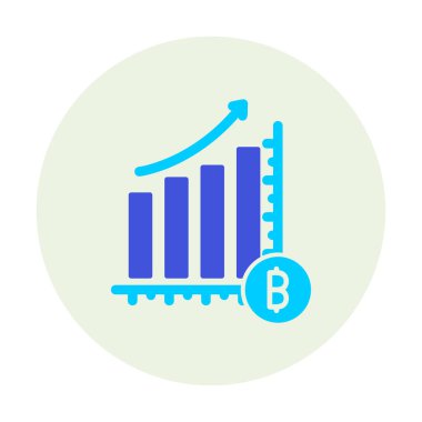 Kâr, kripto para birimi şeması, bitcoin vektör ilüstrasyonu