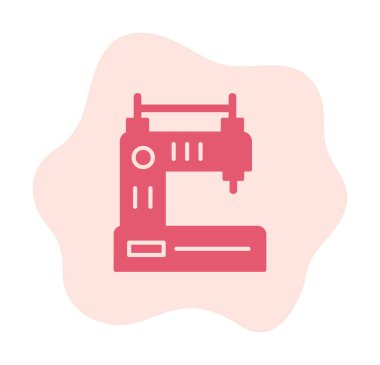 Basit Dikiş Makinesi web vektör simgesi