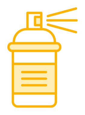 Boya spreyi simgesi, vektör illüstrasyonu 