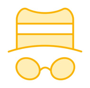 Basit casus yazılım simgesi, vektör illüstrasyonu