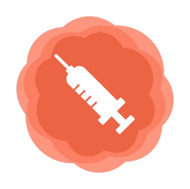 Şırınga ikonu vektör çizimi