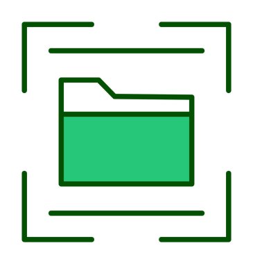 Dizin Tarayıcı simgesi vektör çizimi