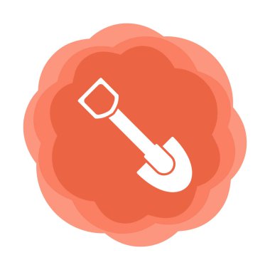 Web simge vektör çizim kürek 