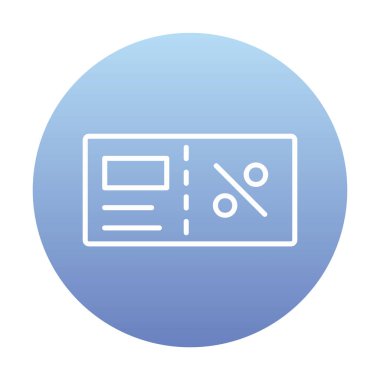 Faturacı Kara Cuma ikon vektör illüstrasyonu  