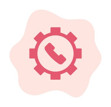 Teknik destek simge vektör çizim                 