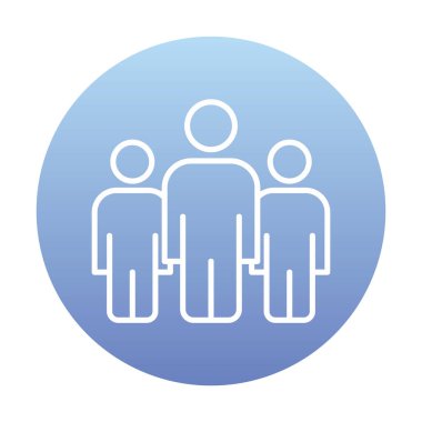 grup insan düz biçim vektör çizimi 