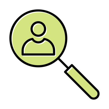 Ara. Web simgesi basit illüstrasyon