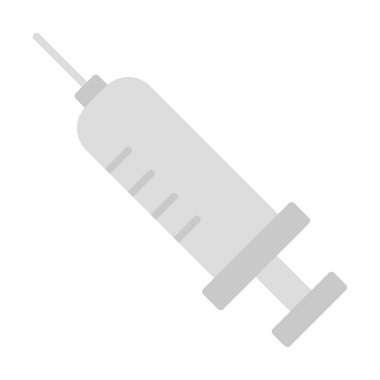 Şırınga ikonu vektör çizimi