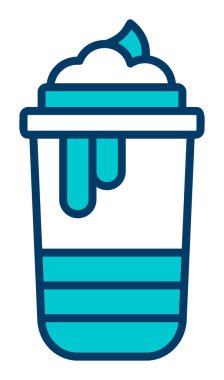 Sıcak çikolata, vektör illüstrasyon tasarımı 