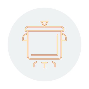 Pişirme vektörü düz simge. Pişirme Otu                   