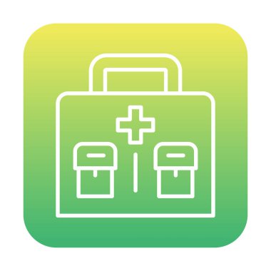 İlk yardım kiti vektör illüstrasyonu