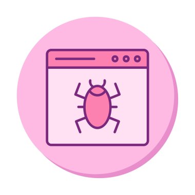 Yasak web sitesi vektör simgesi 