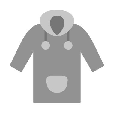 Yağmurluk Web simgesi, vektör illüstrasyonu