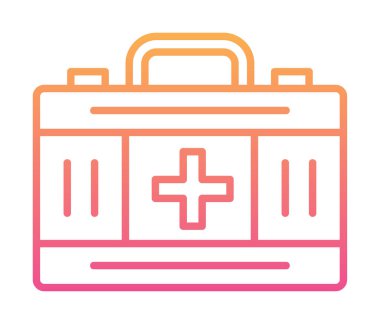 İlk yardım kiti vektör illüstrasyonu