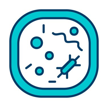 Hücre simgesi, vektör illüstrasyonu