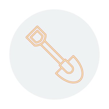 Web simge vektör çizim kürek 