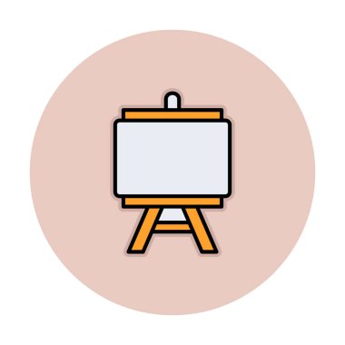 Resim yapmak. Web simgesi basit illüstrasyon