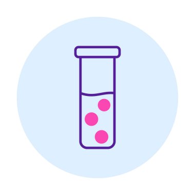 Test Tube modern icon vector illustration