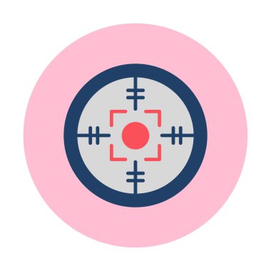 Kapsam renkli vektör simgesi