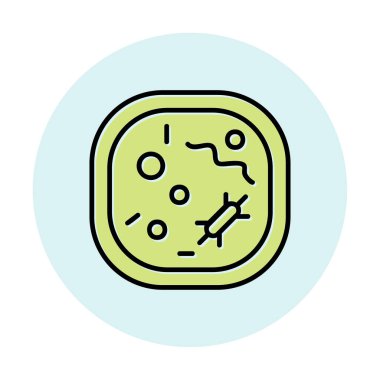 Hücre simgesi, vektör illüstrasyonu