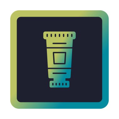 Modern Yağlı Boya simgesinin vektör çizimi                      