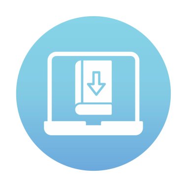 Kitap simgesi, vektör illüstrasyon tasarımı indir 