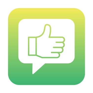 başparmak yukarı Web simgesi, vektör çizim                   