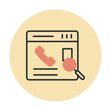 Kişinin vektör çizimi Modern simgeyi ara                            