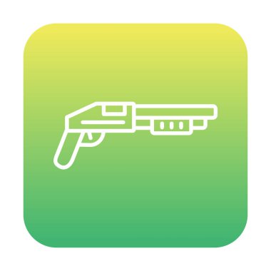 Pompalı düz simge, vektör illüstrasyonu