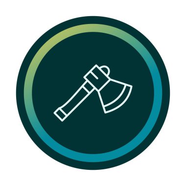 Balta. Web simgesi basit illüstrasyon