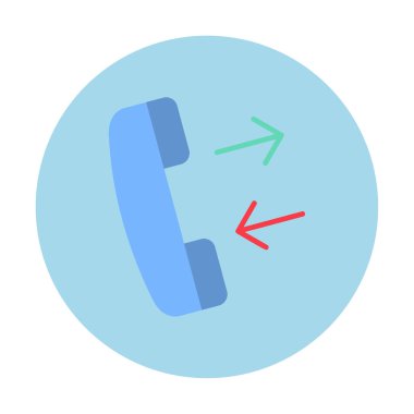 Telefon var. Web simgesi vektör illüstrasyon tasarımı