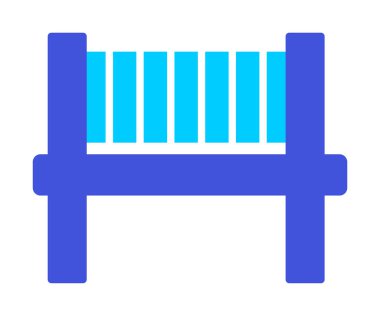 bank simgesi, vektör illüstrasyonu basit tasarım