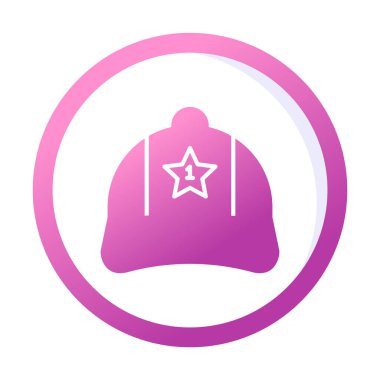 Bir numaralı simge ile kapağın vektör illüstrasyonu 