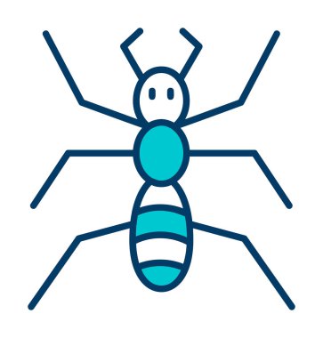 Böcek ikonu. vektör illüstrasyonu