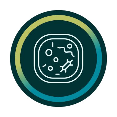 Hücre simgesi, vektör illüstrasyonu