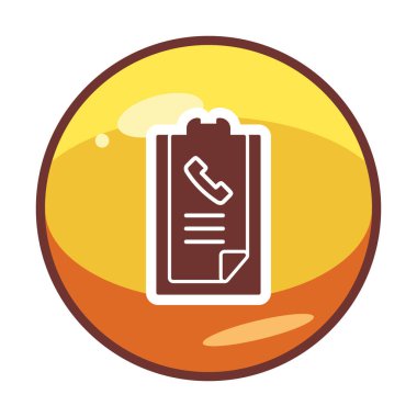 Basit Arama Listesi Geçmişi simgesi, vektör illüstrasyonu