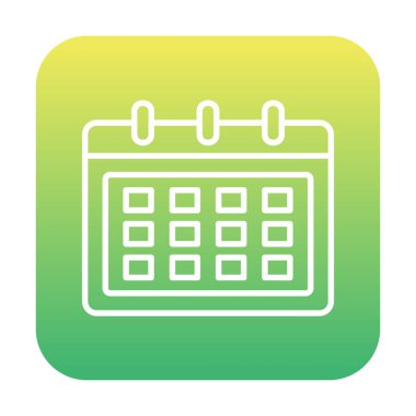 Takvim web simge vektör çizim