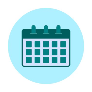 Takvim web simge vektör çizim