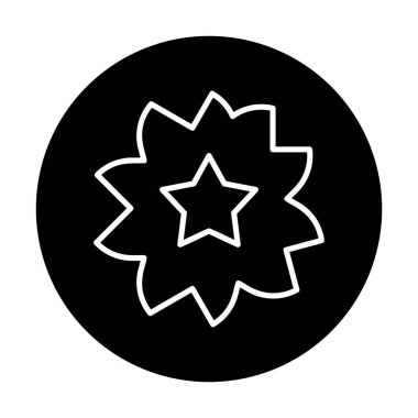 Sakura çiçek simgesi, vektör illüstrasyonu 