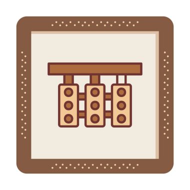 Trafik ışıkları web simgesi, vektör çizim 