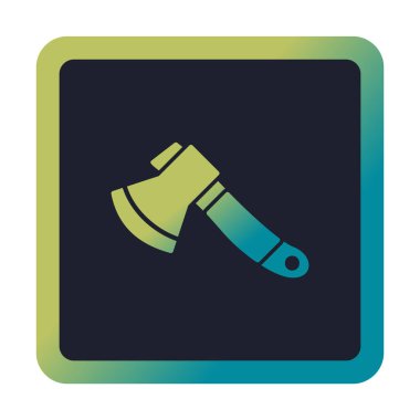 Balta. Web simgesi basit illüstrasyon