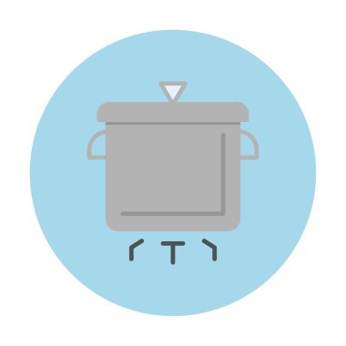 Pişirme vektörü düz simge. Pişirme Otu                   