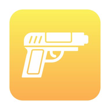 silah simgesi vektör illüstrasyonu